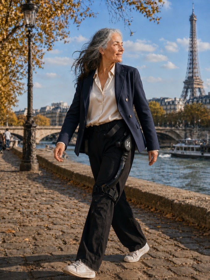 Marche en ville avec l’ExoBlue V-X1